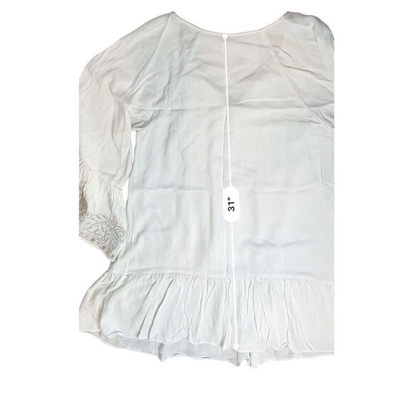 Lilly Pulitzer Amisa Tunic Dress Resort White Embroidered Coverup sz M‎ Bohemian - Picture 10 of 13